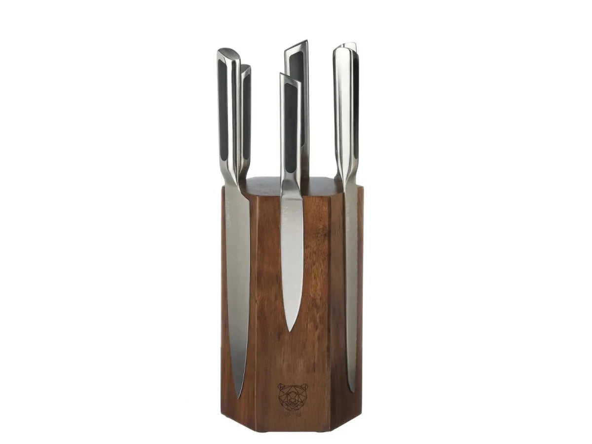 Björn Küchenmesserblock - Set LOKI IMATRA - 7 tlg. - Braun kaufen Bjorn Schweiz Webshop Onlineshop