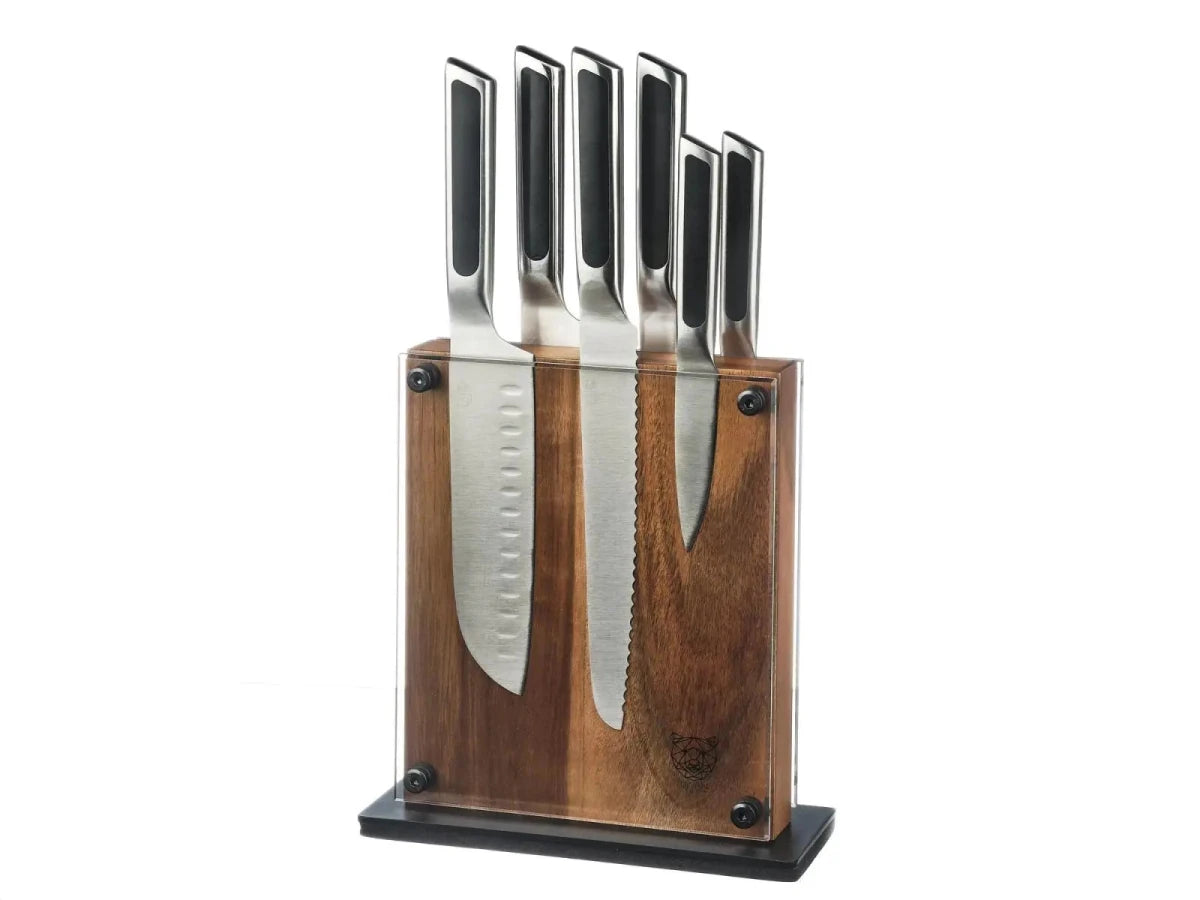 Björn Küchenmesserblock - Set LOKI RAUMA - 7 tlg. - Braun kaufen Bjorn Schweiz Webshop Onlineshop