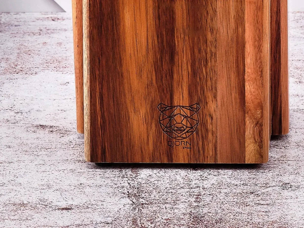 Björn Messerblock mit integriertem Schärfer LOVIISA - 2 tlg. - Braun kaufen Bjorn Schweiz Webshop Onlineshop