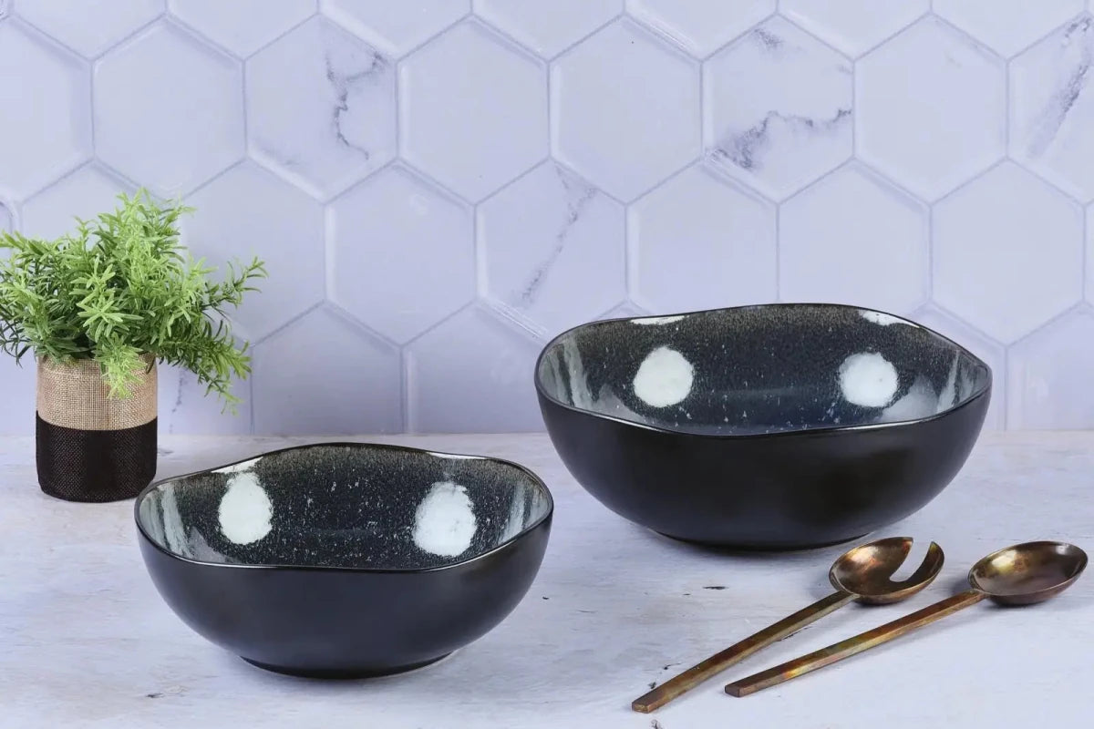 Björn Salatschüssel IRIS Ø24cm und Ø28 - 2 tlg. - Dunkelblau kaufen Bjorn Schweiz Webshop Onlineshop