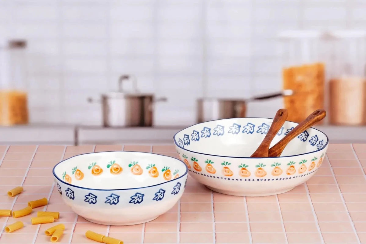 Björn Salatschüssel NAPOLI Ø23,5cm + 28cm - 2 tlg. - Citrus kaufen Bjorn Schweiz Webshop Onlineshop