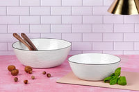 Björn Salatschüssel Pure Ø24cm + Ø30cm - 2 tlg. - Weiss kaufen Bjorn Schweiz Webshop Onlineshop