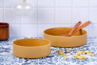 Björn Salatschüssel SCANDI Ø21,5cm + Ø27,5cm - 2 tlg. - Ocker kaufen Bjorn Schweiz Webshop Onlineshop
