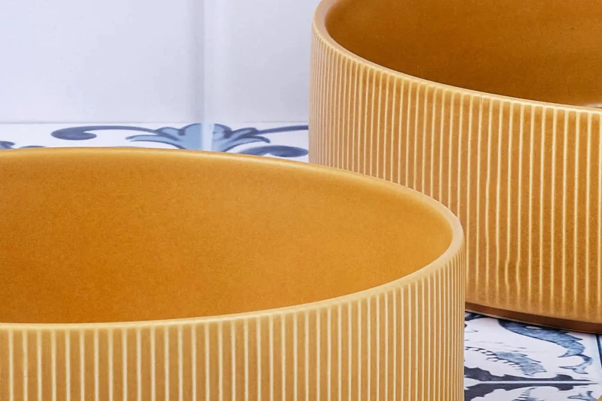 Björn Salatschüssel SCANDI Ø21,5cm + Ø27,5cm - 2 tlg. - Ocker kaufen Bjorn Schweiz Webshop Onlineshop
