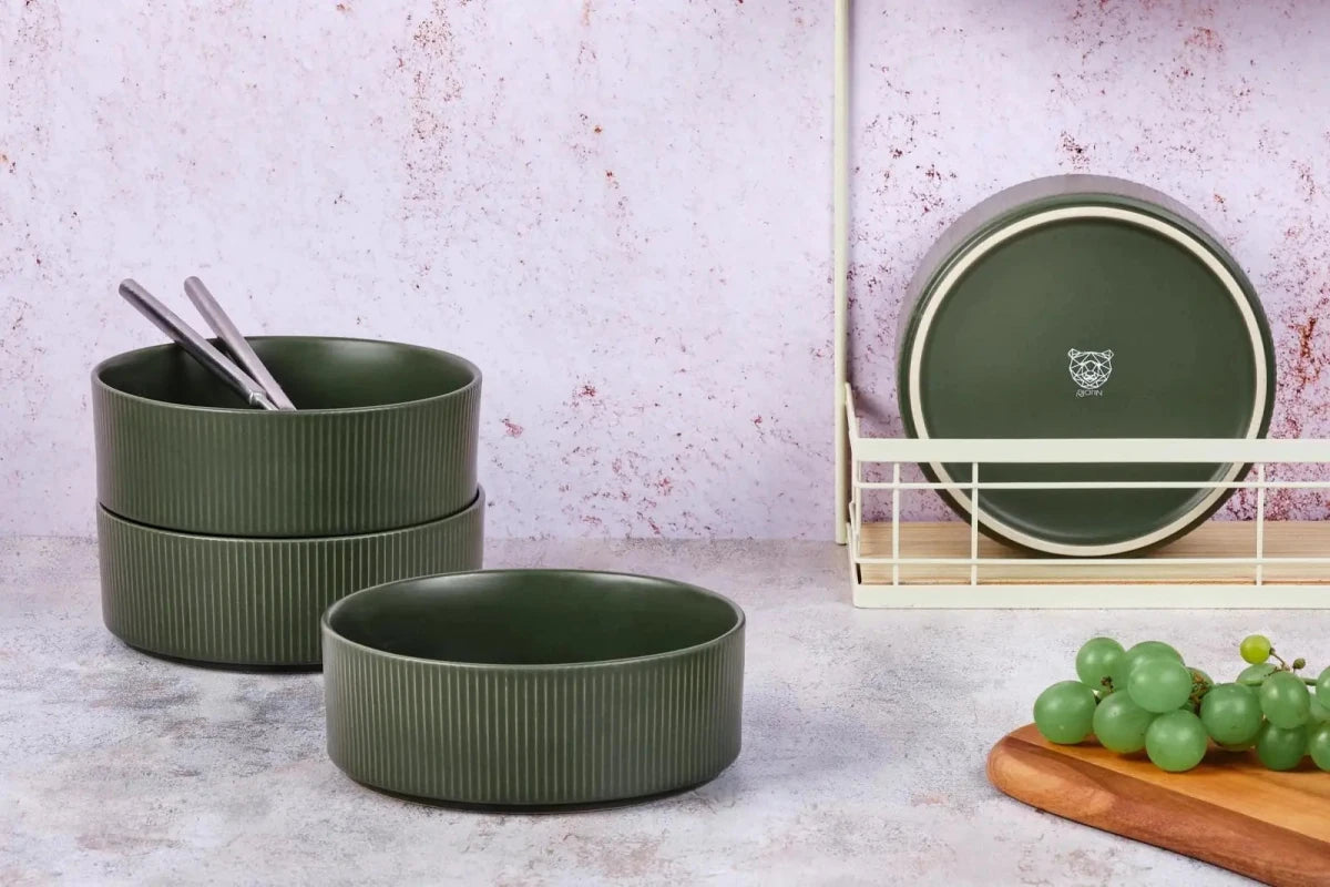 Björn Schalen SCANDI Ø16,5cm - 4 tlg. - Oliv kaufen Bjorn Schweiz Webshop Onlineshop