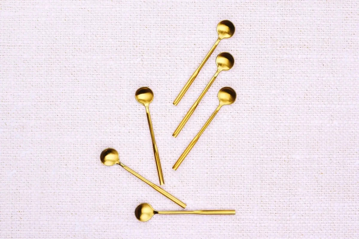Björn Set mit 6 kleinen Löffel ABEL - 6 tlg. - Gold kaufen Bjorn Schweiz Webshop Onlineshop