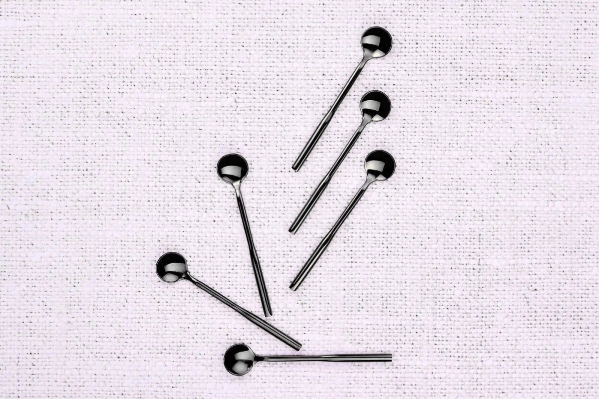 Björn Set mit 6 kleinen Löffel ABEL - 6 tlg. - Schwarz kaufen Bjorn Schweiz Webshop Onlineshop