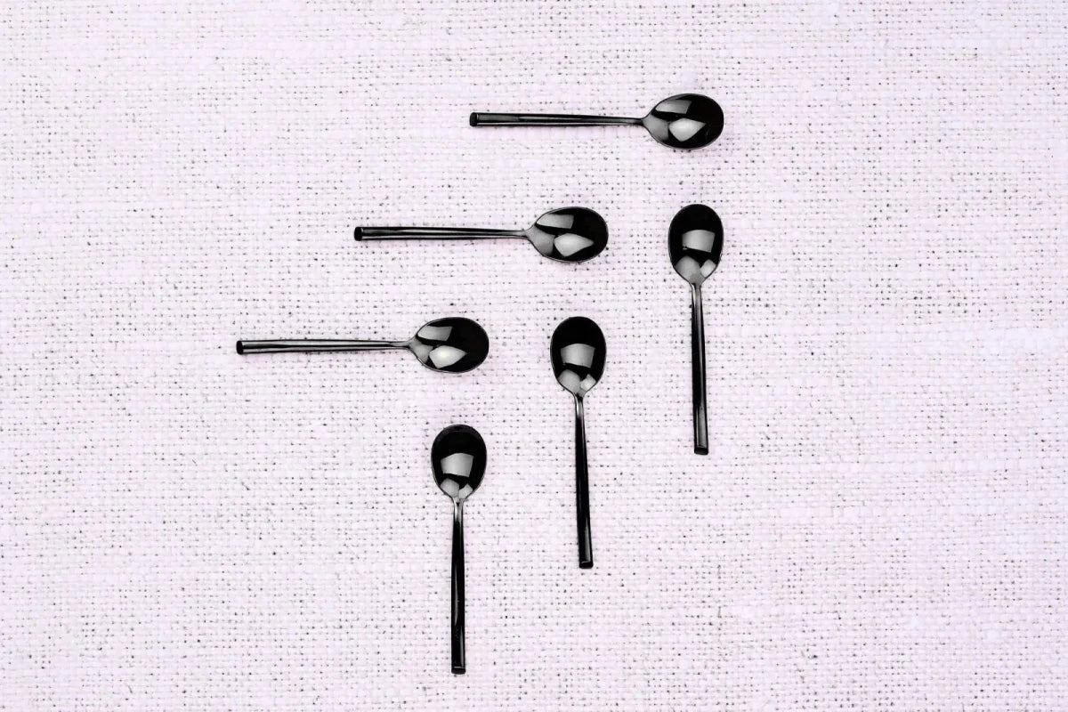 Björn Set mit 6 kleinen Löffel KNUT - 6 tlg. - Schwarz kaufen Bjorn Schweiz Webshop Onlineshop