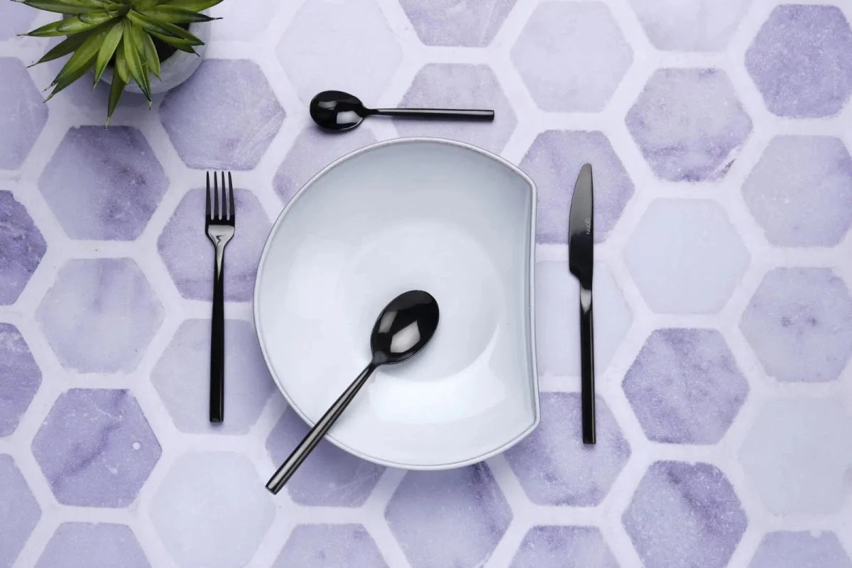 Björn Set mit 6 kleinen Löffel NILS - 6 tlg. - Schwarz kaufen Bjorn Schweiz Webshop Onlineshop