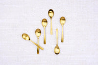 Björn Set mit 6 kleinen Löffel OGLU - 6 tlg. - Gold kaufen Bjorn Schweiz Webshop Onlineshop