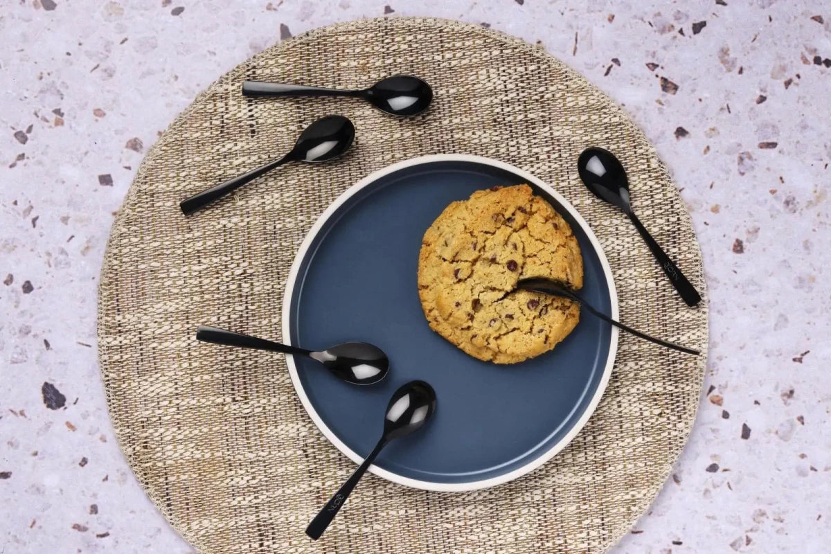Björn Set mit 6 kleinen Löffel OGLU - 6 tlg. - Schwarz kaufen Bjorn Schweiz Webshop Onlineshop