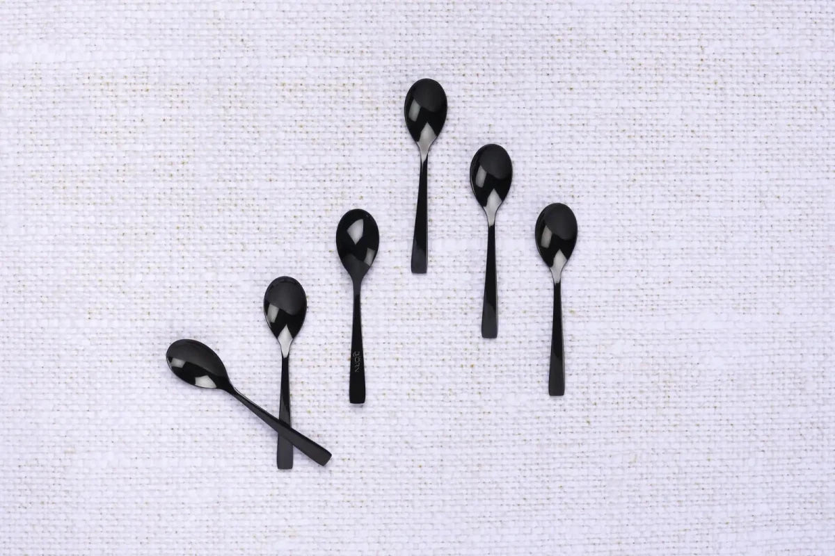Björn Set mit 6 kleinen Löffel OGLU - 6 tlg. - Schwarz kaufen Bjorn Schweiz Webshop Onlineshop
