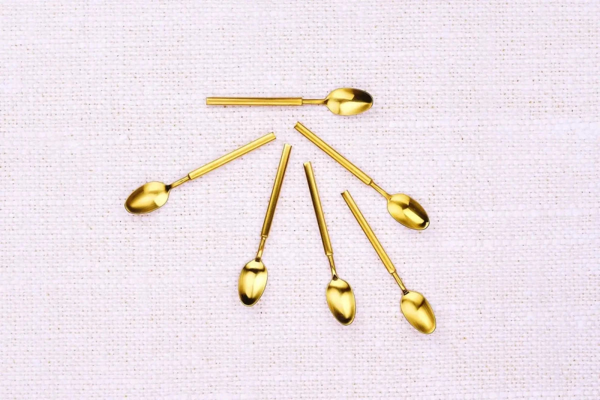 Björn Set mit 6 kleinen Löffel VIGGO - 6 tlg. - Gold kaufen Bjorn Schweiz Webshop Onlineshop