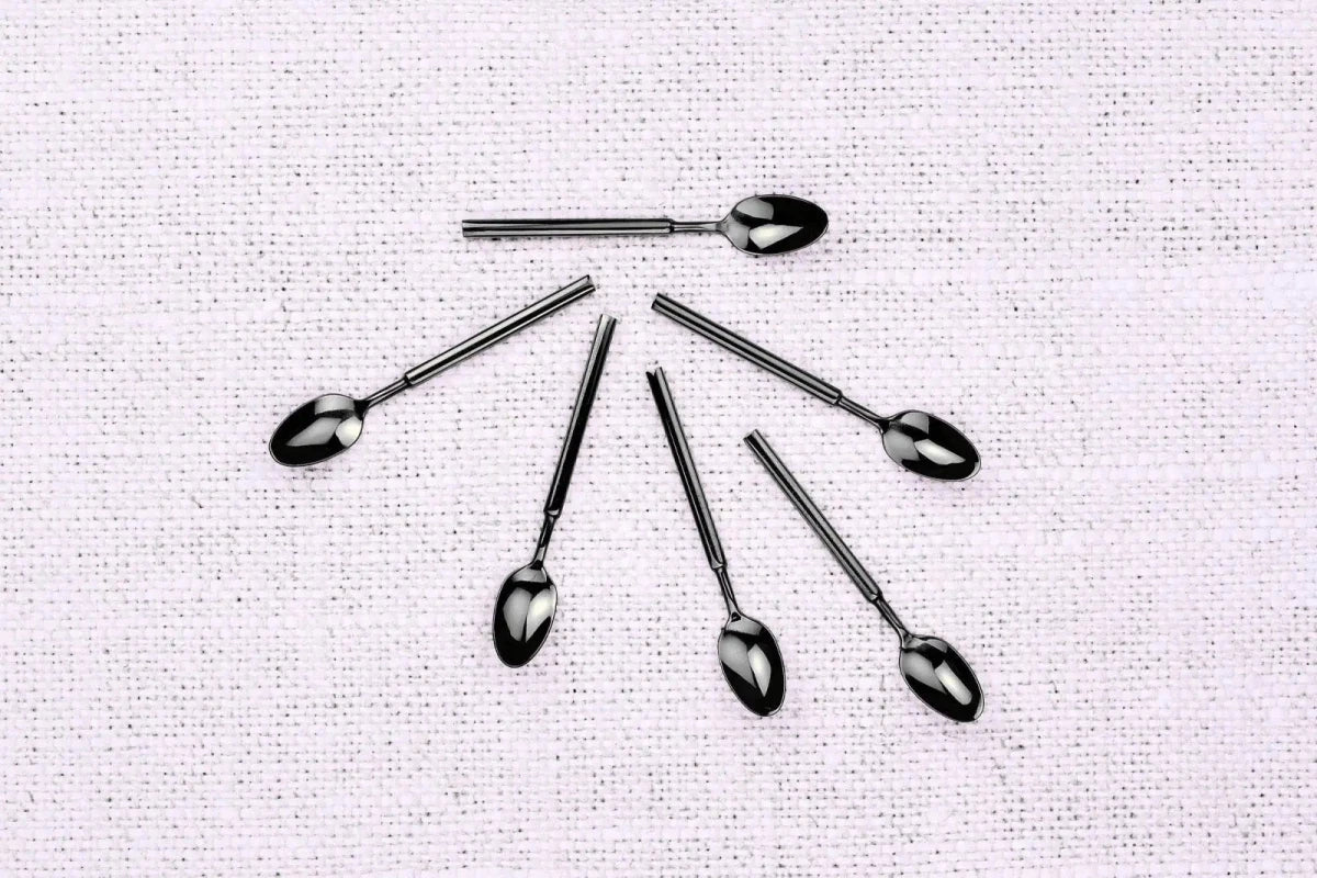 Björn Set mit 6 kleinen Löffel VIGGO - 6 tlg. - Schwarz kaufen Bjorn Schweiz Webshop Onlineshop