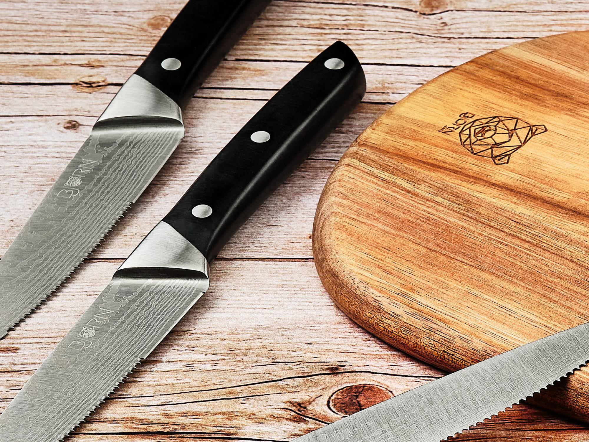 Björn Steakmesser - Set ERLING - 6 tlg. - Silber kaufen Bjorn Schweiz Webshop Onlineshop