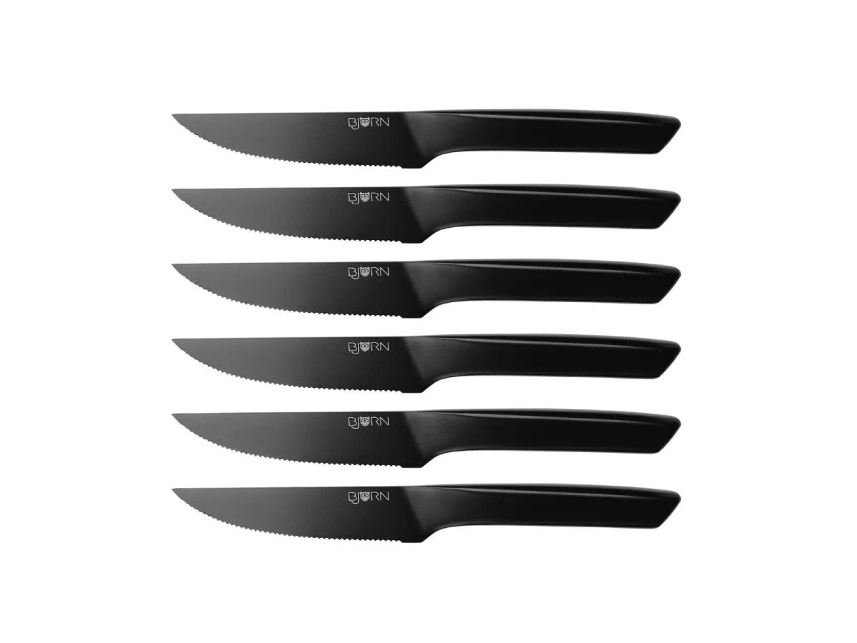 Björn Steakmesser - Set JENSEN - 6 tlg. - schwarz kaufen Bjorn Schweiz Webshop Onlineshop