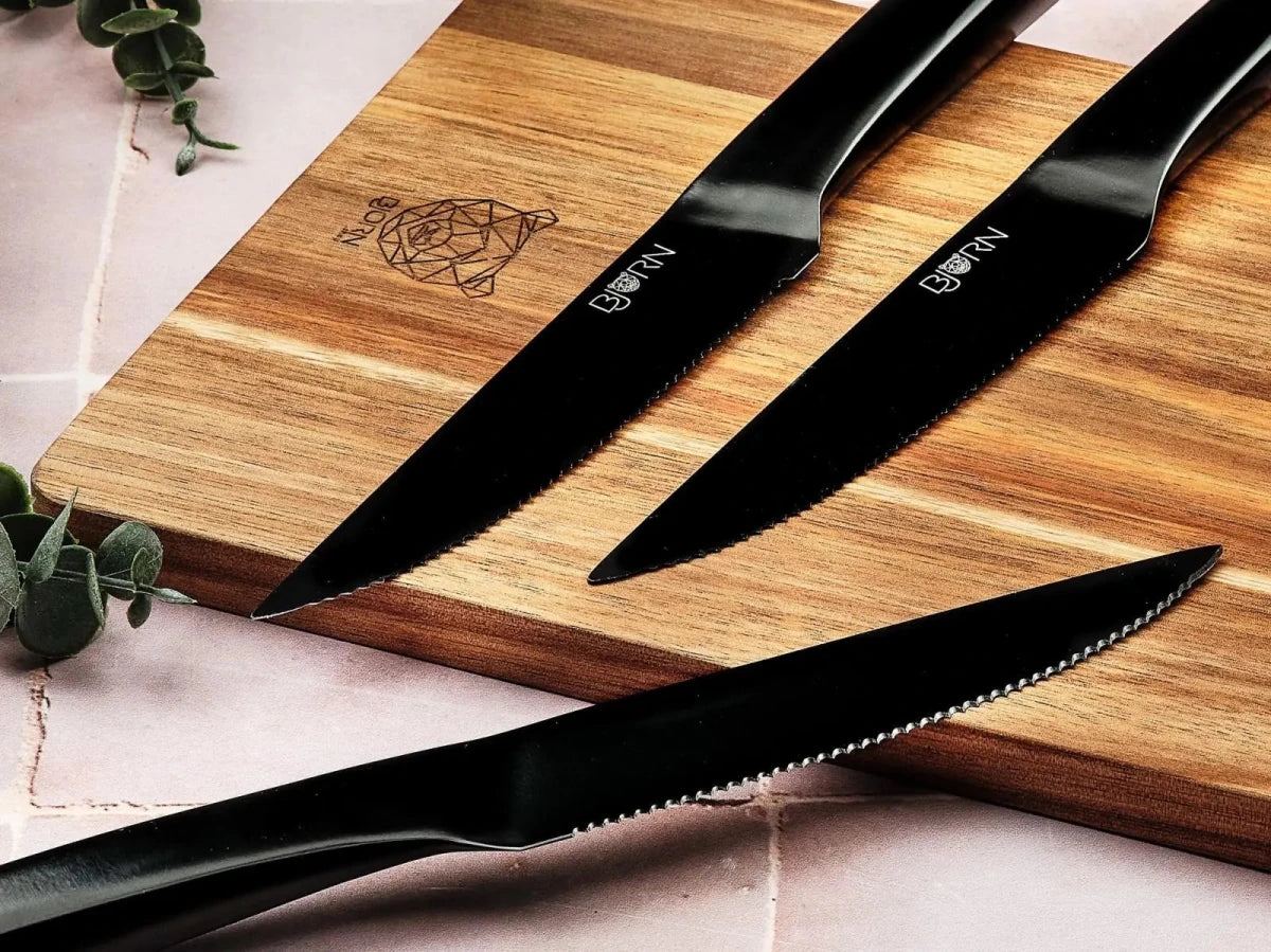 Björn Steakmesser - Set JENSEN - 6 tlg. - schwarz kaufen Bjorn Schweiz Webshop Onlineshop