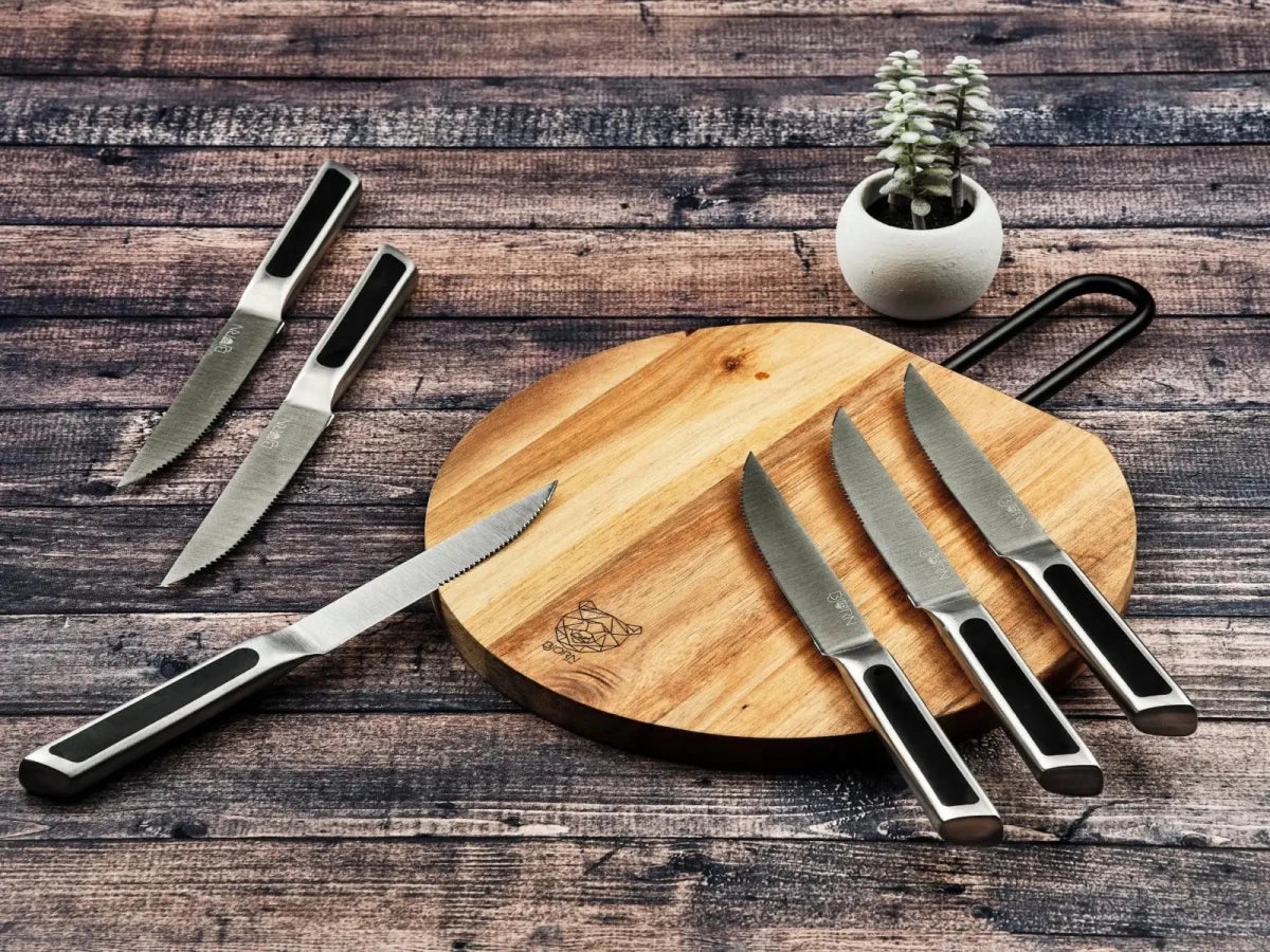 Björn Steakmesser - Set LOKI - 6 tlg. - schwarz kaufen Bjorn Schweiz Webshop Onlineshop
