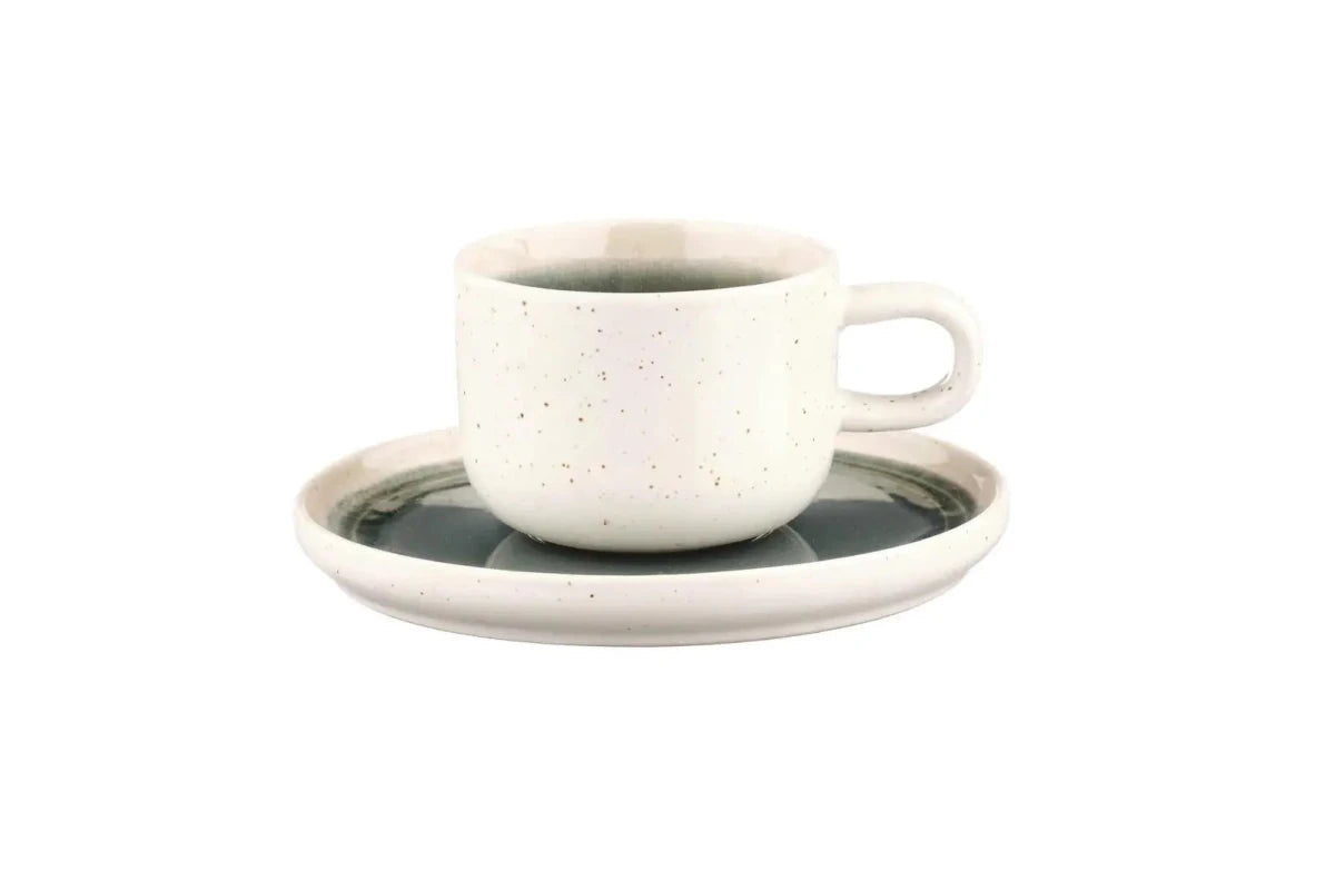 Björn Tassen 200ml und Untertasse Ø15cm OXYGEN - 12 tlg. - Graugrün kaufen Bjorn Schweiz Webshop Onlineshop