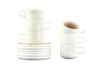 Björn Tassen 200ml und Untertasse Ø15cm OXYGEN - 12 tlg. - Puderrosa kaufen Bjorn Schweiz Webshop Onlineshop