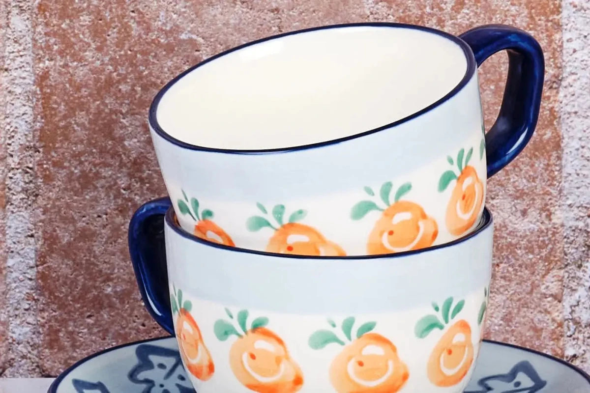 Björn Tassen - Set NAPOLI Ø15cm 200ml - 8 tlg. - Citrus kaufen Bjorn Schweiz Webshop Onlineshop