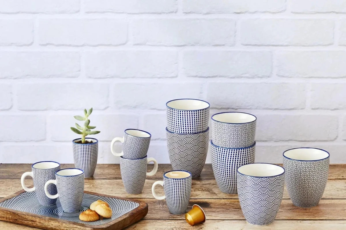 Björn Tassen - Set PATTERN 300ml - 6 tlg. - Dunkelblau kaufen Bjorn Schweiz Webshop Onlineshop