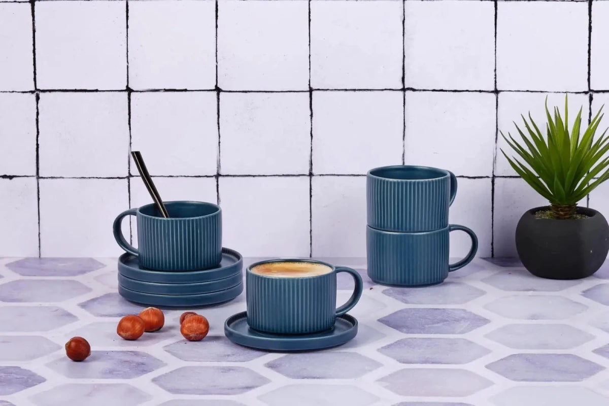 Björn Tassen - Set SCANDI Ø12cm 150ml - 8 tlg. - Navy kaufen Bjorn Schweiz Webshop Onlineshop