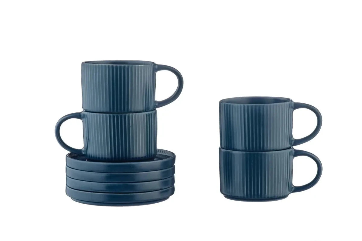 Björn Tassen - Set SCANDI Ø12cm 150ml - 8 tlg. - Navy kaufen Bjorn Schweiz Webshop Onlineshop