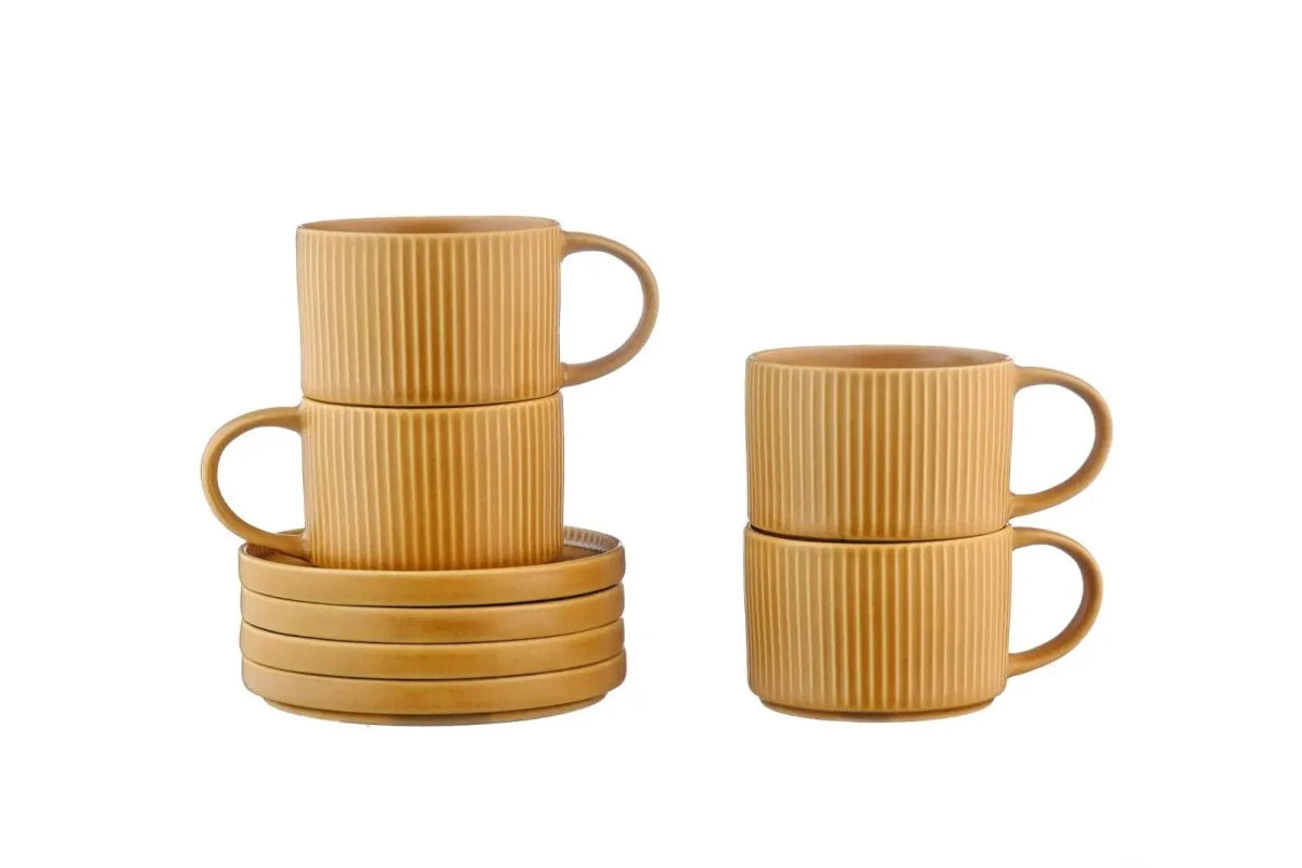 Björn Tassen - Set SCANDI Ø12cm 150ml - 8 tlg. - Ocker kaufen Bjorn Schweiz Webshop Onlineshop