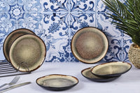 Björn Teller - Set IRIS Ø16cm - 6 tlg. - Wildbraun kaufen Bjorn Schweiz Webshop Onlineshop