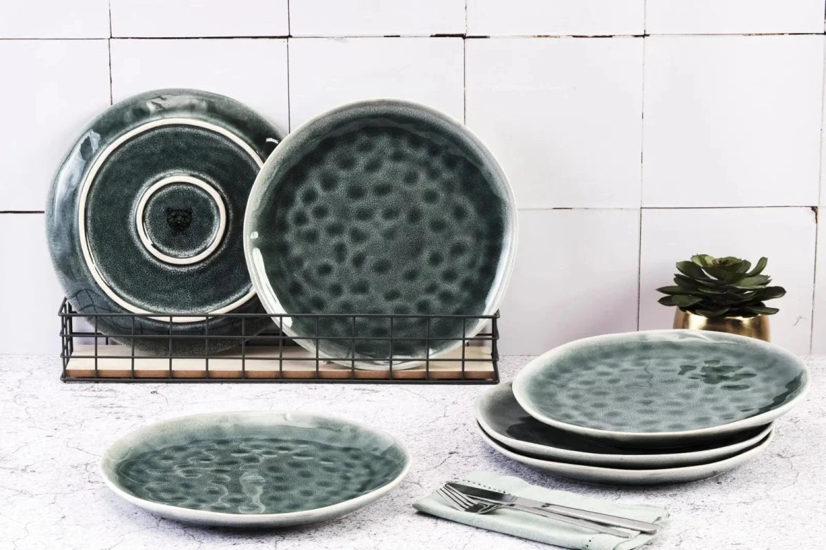 Björn Teller - Set MOON Ø28,5cm - 6 tlg. - Petrol kaufen Bjorn Schweiz Webshop Onlineshop