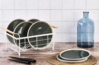 Björn Teller - Set OXYGEN Ø21,5cm - 6 tlg. - Graugrün kaufen Bjorn Schweiz Webshop Onlineshop
