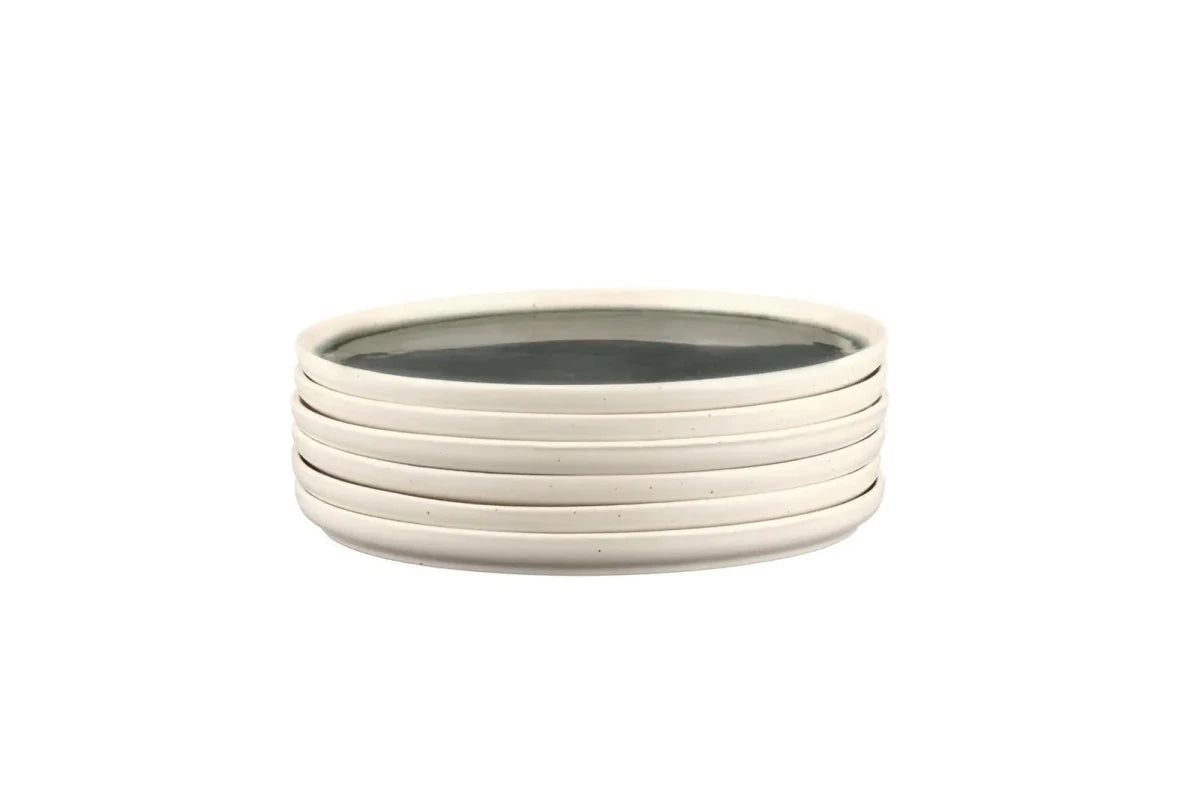 Björn Teller - Set OXYGEN Ø21,5cm - 6 tlg. - Graugrün kaufen Bjorn Schweiz Webshop Onlineshop