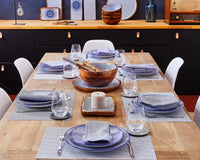 Björn Teller - Set PATTERN Ø21cm - 6 tlg. - Dunkelblau kaufen Bjorn Schweiz Webshop Onlineshop