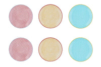 Björn Teller - Set PATTERN Ø21cm - 6 tlg. - Farbig kaufen Bjorn Schweiz Webshop Onlineshop