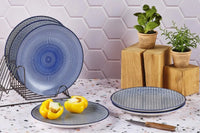 Björn Teller - Set PATTERN Ø26cm - 6 tlg. - Dunkelblau kaufen Bjorn Schweiz Webshop Onlineshop