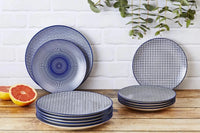 Björn Teller - Set PATTERN Ø26cm - 6 tlg. - Dunkelblau kaufen Bjorn Schweiz Webshop Onlineshop
