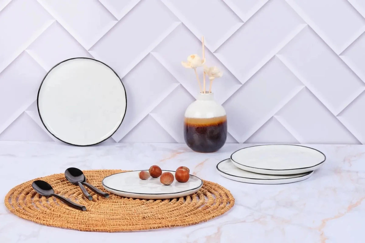Björn Teller - Set PURE Ø16,5cm - 4 tlg. - Weiss kaufen Bjorn Schweiz Webshop Onlineshop