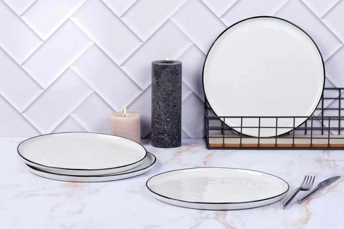 Björn Teller - Set PURE Ø27,5cm - 4 tlg. - Weiss kaufen Bjorn Schweiz Webshop Onlineshop
