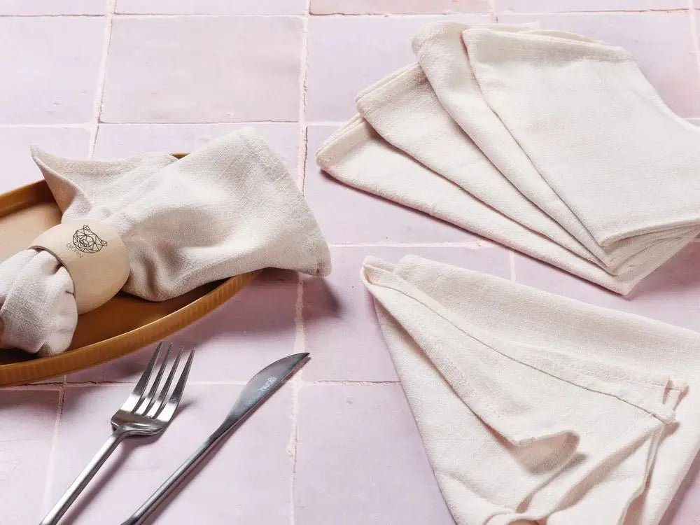 Björn Tischserviette - Leinen & Baumwolle - 6 tlg. - Creme kaufen Bjorn Schweiz Webshop Onlineshop