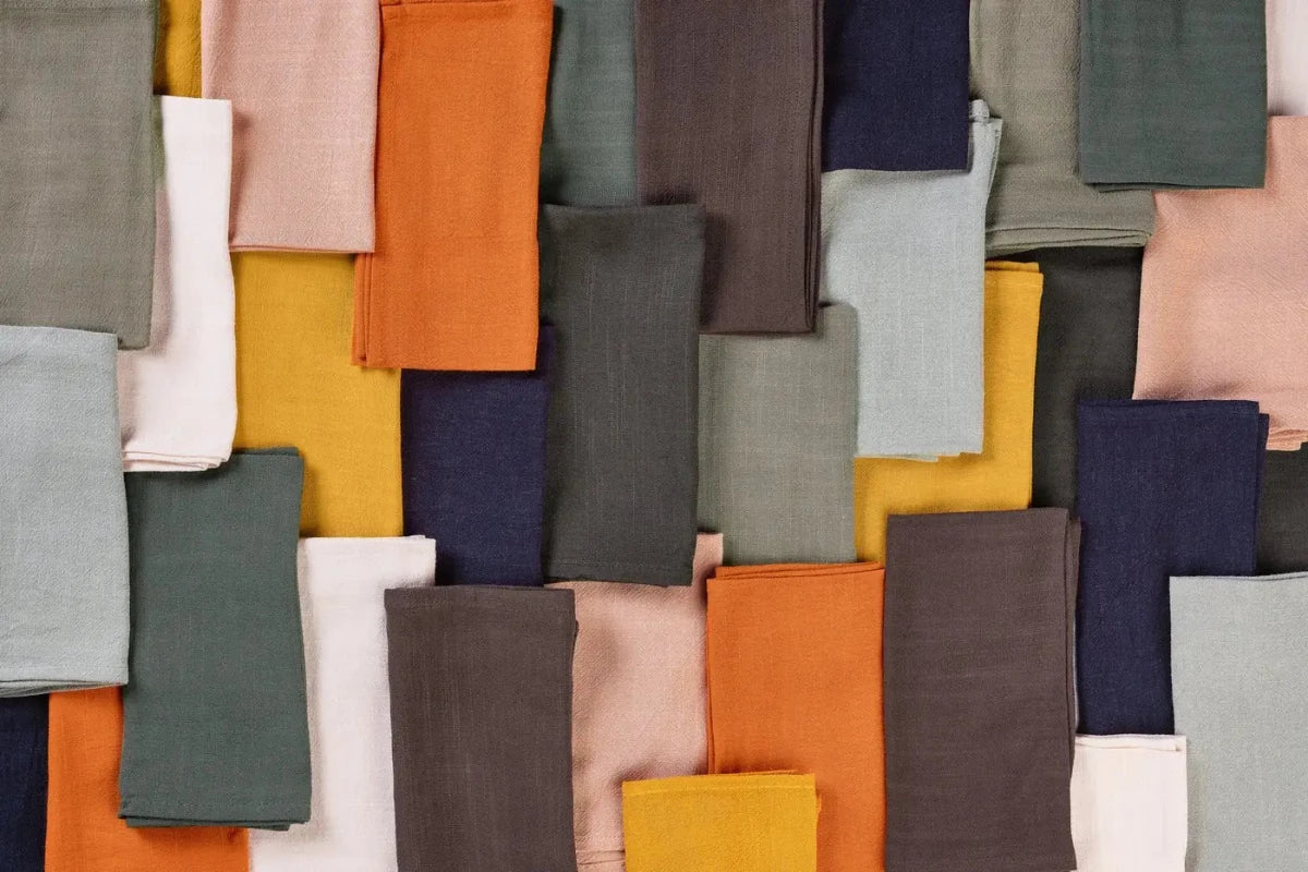 Björn Tischserviette - Leinen & Baumwolle - 6 tlg. - Orange kaufen Bjorn Schweiz Webshop Onlineshop