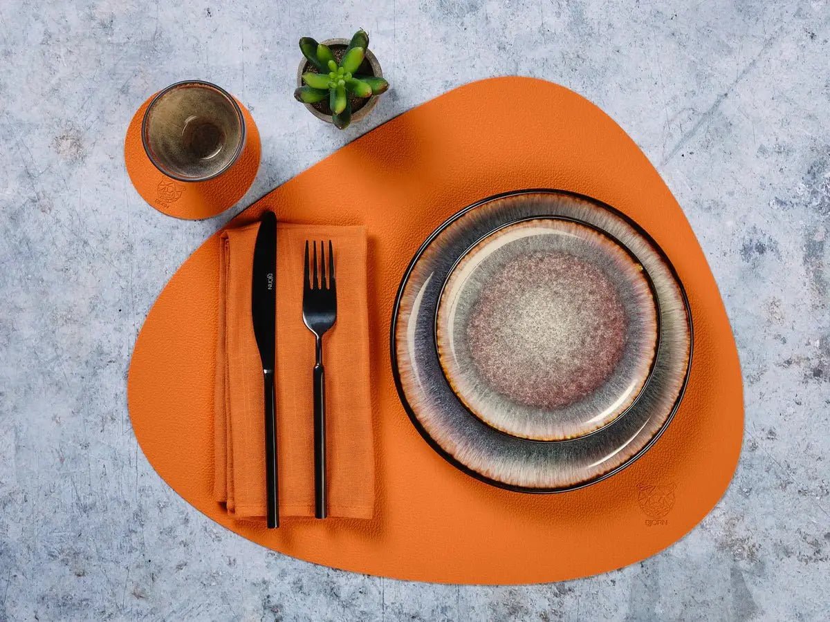 Björn Tischserviette - Leinen & Baumwolle - 6 tlg. - Orange kaufen Bjorn Schweiz Webshop Onlineshop