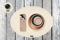 Björn Tischset "oval" - recycelter Filz - 6 tlg. - Beige kaufen Bjorn Schweiz Webshop Onlineshop