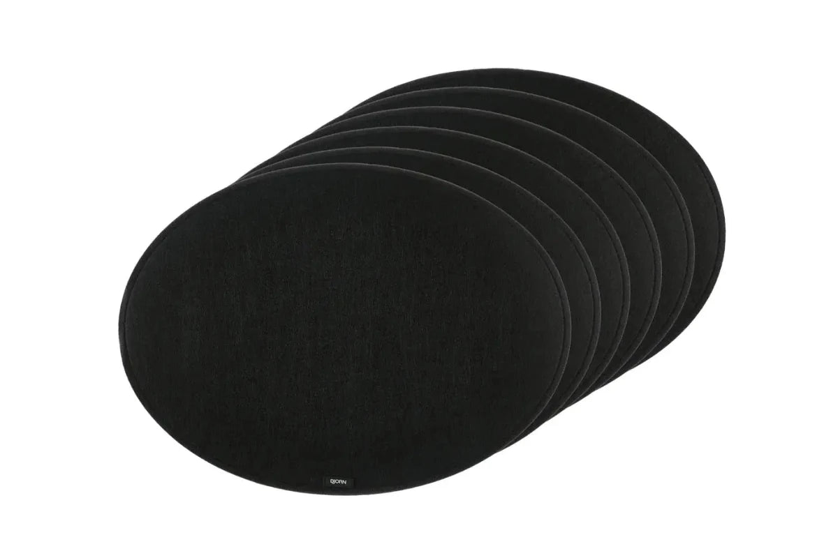 Björn Tischset "oval" - recycelter Filz - 6 tlg. - Schwarz kaufen Bjorn Schweiz Webshop Onlineshop