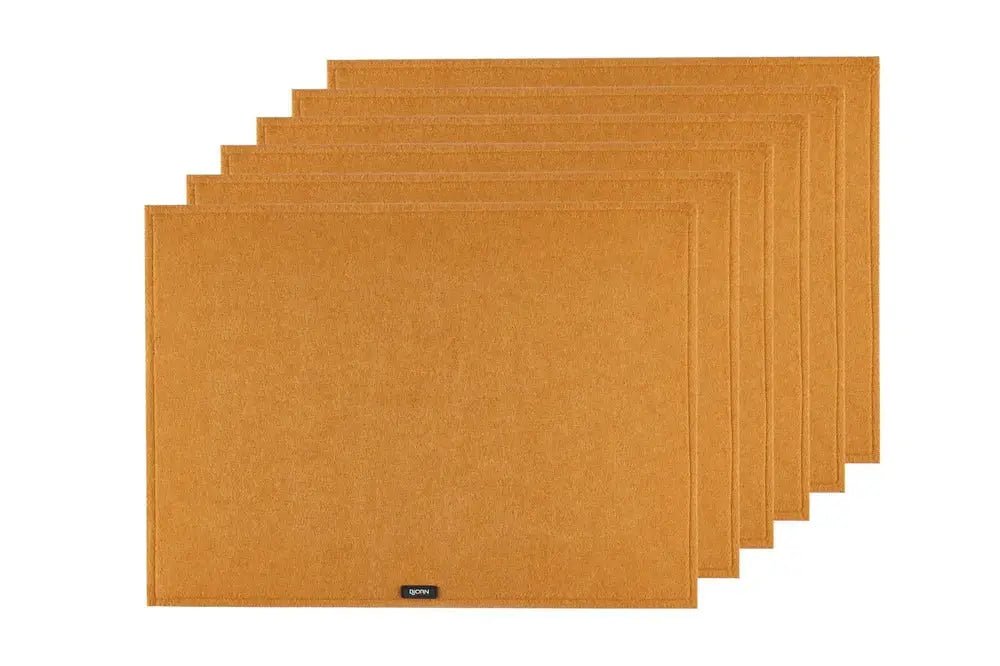 Björn Tischset "rechteckig" - recycelter Filz - 6 tlg. - Camel kaufen Bjorn Schweiz Webshop Onlineshop