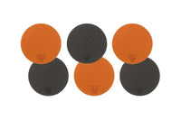 Björn Wendbare Untersetzer "rund" - recyceltes Leder - 6 tlg. - Orange/Braun kaufen Bjorn Schweiz Webshop Onlineshop
