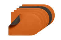 Björn Wendbares Tischset "arcus" - recyceltes Leder - 6 tlg. - Orange/Braun kaufen Bjorn Schweiz Webshop Onlineshop