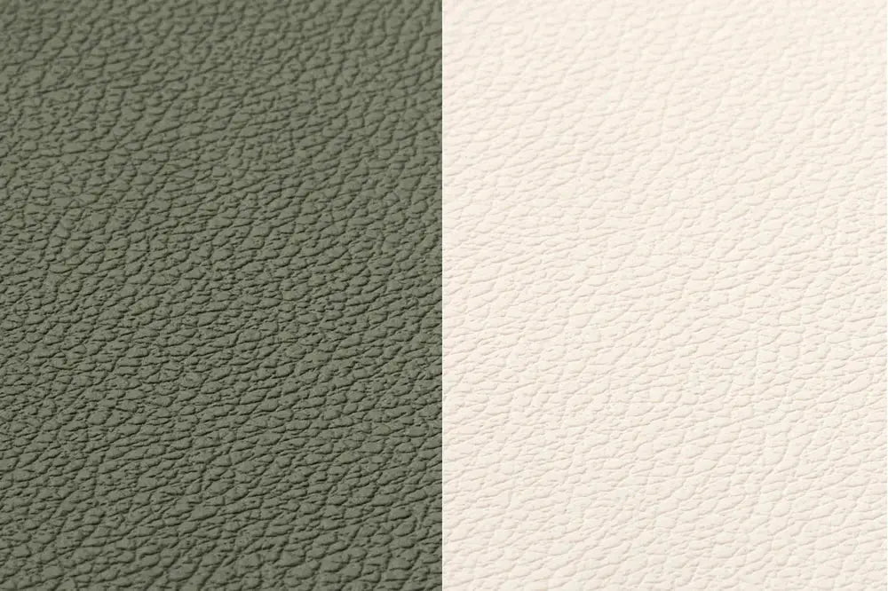 Björn Wendbares Tischset "stone" - recyceltes Leder - 6 tlg. - Creme/Grün kaufen Bjorn Schweiz Webshop Onlineshop