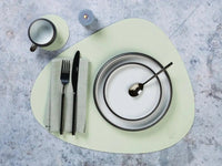 Björn Wendbares Tischset "stone" - recyceltes Leder - 6 tlg. - Rosa/Grün kaufen Bjorn Schweiz Webshop Onlineshop